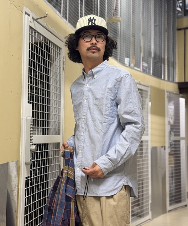 BAKU(東江 漠)さんの「4B Cuffs Jacket Heavy Madras」を使ったコーディネート