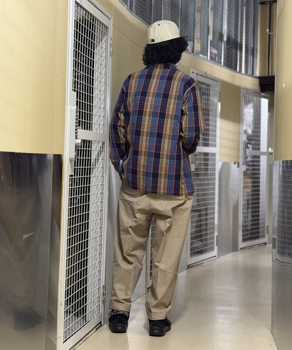 BAKU(東江 漠)さんの「4B Cuffs Jacket Heavy Madras」を使ったコーディネート
