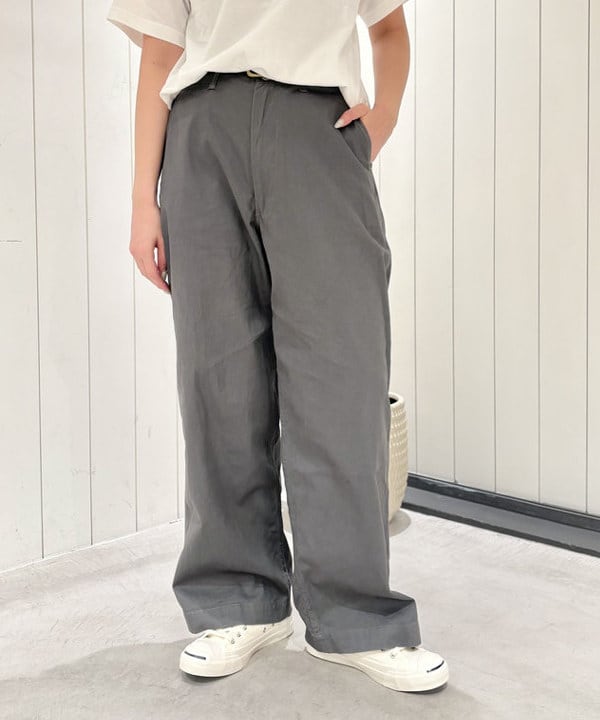 おのすさんの「BEAMS WOMEN｜ワイド チノ パンツ」を使ったコーディネート