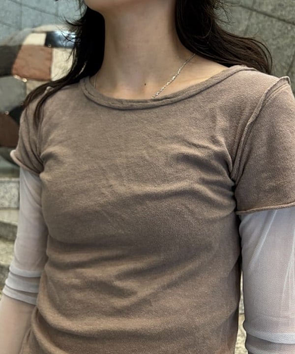 サワイさんの「BEAMS WOMEN｜maturely / スリーブレイヤー ロングスリーブ」を使ったコーディネート