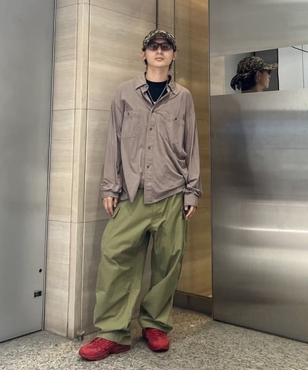 照田 拓史さんの「BEAMS WOMEN｜バンダナ キャップ」を使ったコーディネート