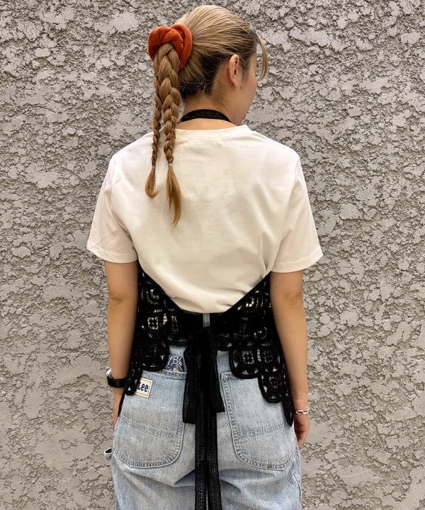 たぐみさんの「BEAMS WOMEN｜maturely / レース ホルター トップ」を使ったコーディネート