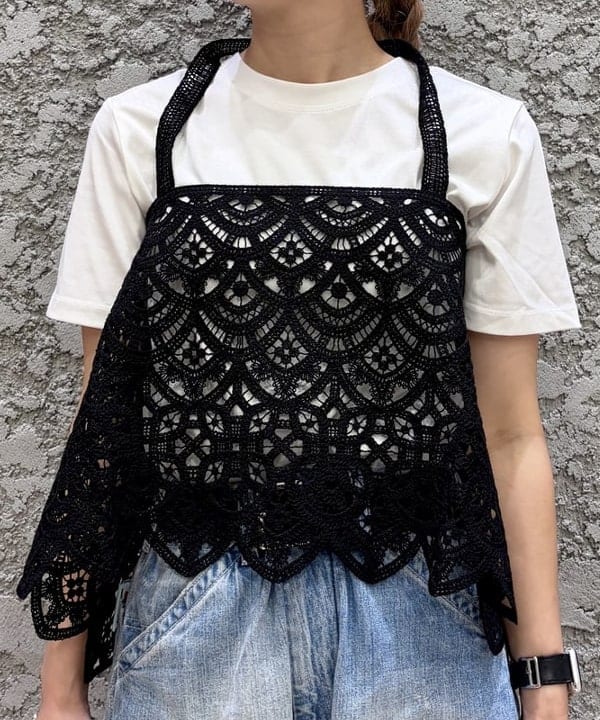 たぐみさんの「BEAMS WOMEN｜maturely / レース ホルター トップ」を使ったコーディネート