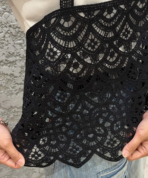 たぐみさんの「BEAMS WOMEN｜maturely / レース ホルター トップ」を使ったコーディネート