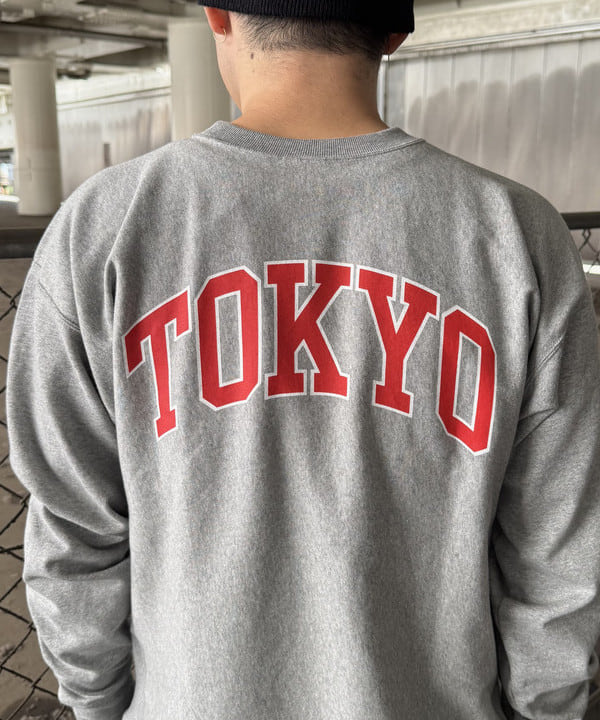 しゅうとさんの「BEAMS WOMEN｜【別注】Champion / リバースウィーブ（R）シティ ロングスリーブTシャツ」を使ったコーディネート