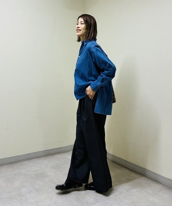 岩沢 珠代さんの「BEAMS WOMEN｜TICCA / デニム チュニック」を使ったコーディネート