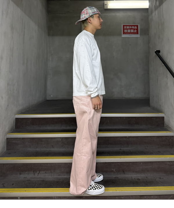 KUROCHANさんの「BEAMS WOMEN｜ピンホール ロングスリーブ Tシャツ」を使ったコーディネート