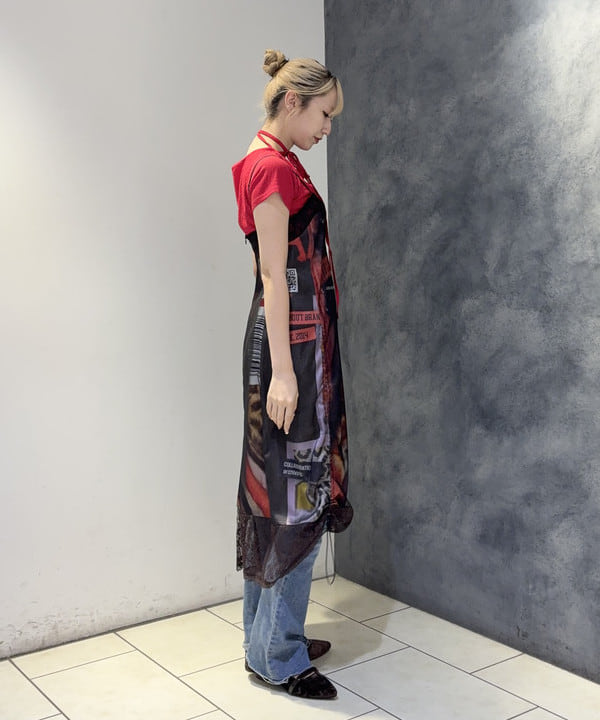 湯谷 あすかさんの「BEAMS WOMEN｜ネックリボン ボートネック Tシャツ」を使ったコーディネート
