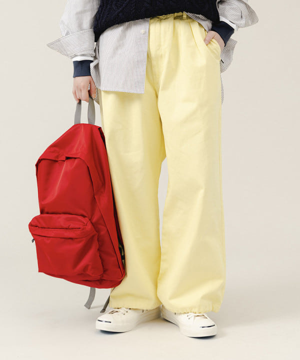 キラリさんの「BEAMS WOMEN｜【別注】Champion / BOYロゴ リンガーTシャツ」を使ったコーディネート