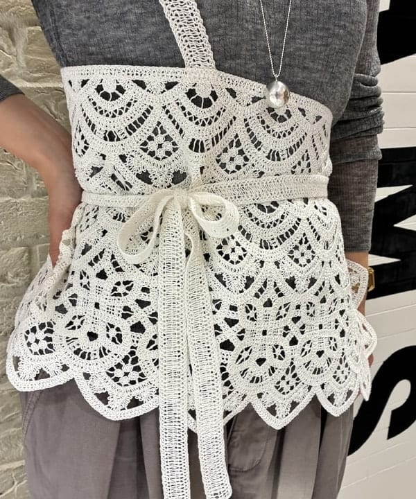 ando naoさんの「BEAMS WOMEN｜maturely / レース ホルター トップ」を使ったコーディネート