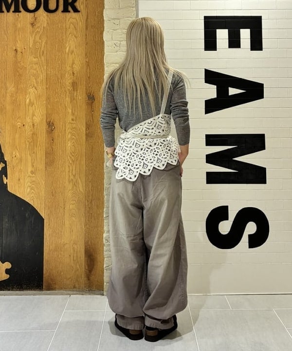 ando naoさんの「BEAMS WOMEN｜maturely / レース ホルター トップ」を使ったコーディネート