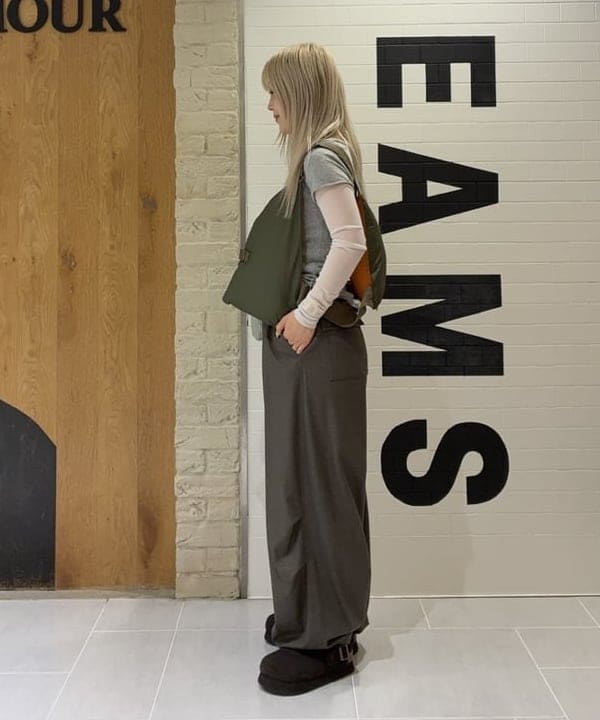 ando naoさんの「BEAMS WOMEN｜maturely / オクタ ミリタリー ベスト」を使ったコーディネート