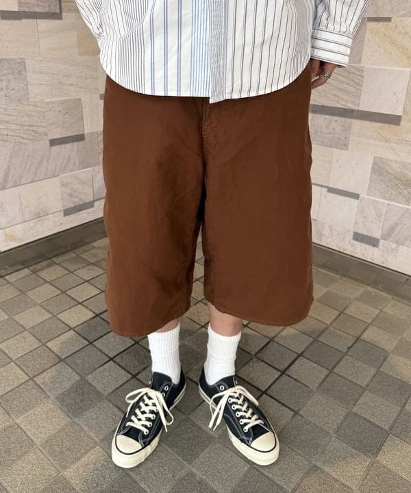 Lazzyさんの「ペインター モールスキン ショーツ」を使ったコーディネート