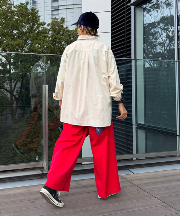 Heg.さんの「BEAMS WOMEN｜【別注】ELEPHANT BRAND / デッドストックフェード 下鼻 バンダナ」を使ったコーディネート