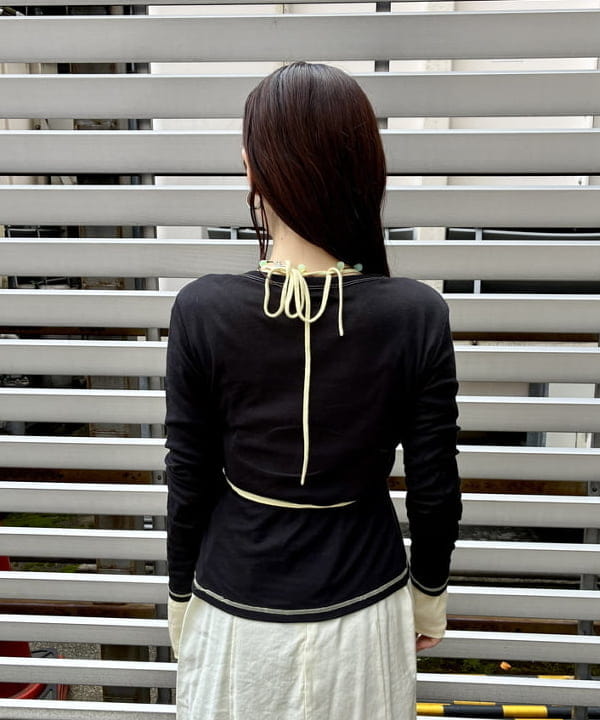 カタヤマ アヤさんの「BEAMS WOMEN｜【別注】MILLER / 2パック Tシャツ」を使ったコーディネート