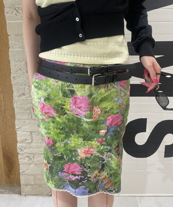 rinnaさんの「BEAMS WOMEN｜14ゲージ ショート丈 クルーネック カーディガン」を使ったコーディネート