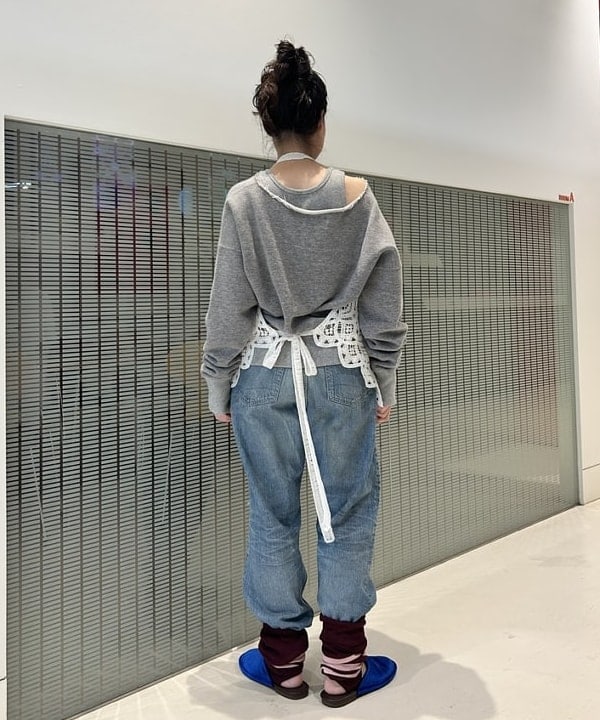 清水 彩乃さんの「BEAMS WOMEN｜maturely / レース ホルター トップ」を使ったコーディネート