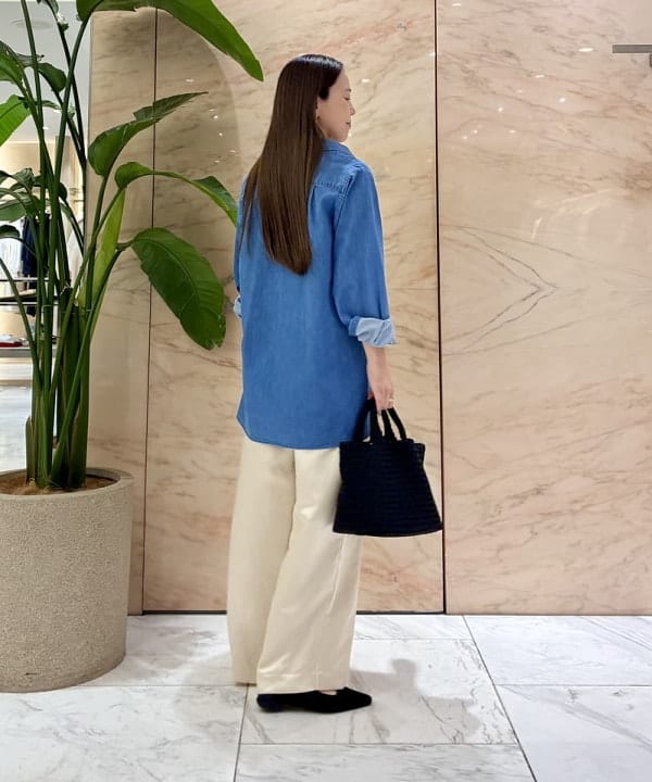 関 桂子さんの「BEAMS WOMEN｜TICCA / デニム チュニック」を使ったコーディネート