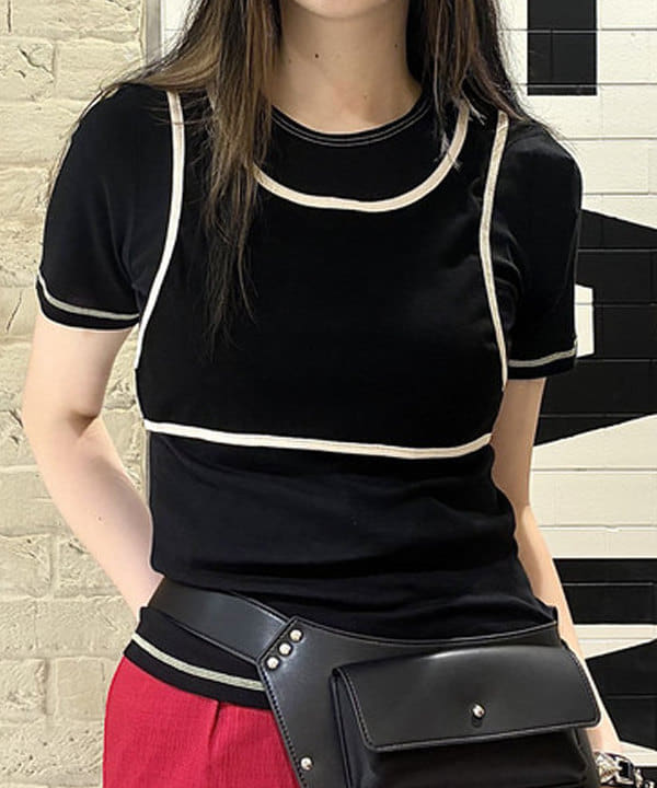 江口 息吹さんの「BEAMS WOMEN｜ポケット ワイド ベルト」を使ったコーディネート