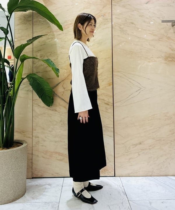岩沢 珠代さんの「BEAMS WOMEN｜ベルスリーブ オーバー Tシャツ」を使ったコーディネート