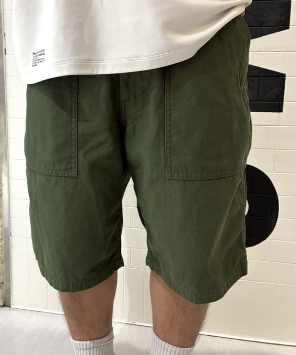 てらきたさんの「BEAMS WOMEN｜MIL Utility Shorts Reversed Sateen」を使ったコーディネート