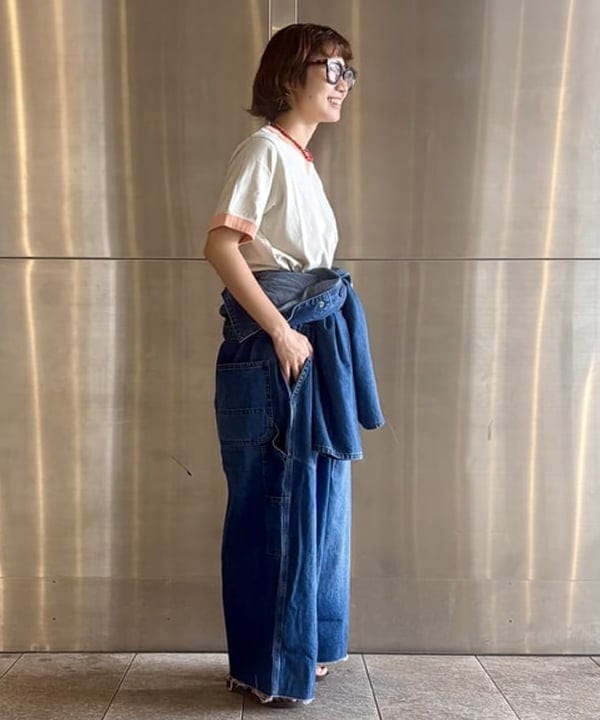みりさんの「【別注】Jackman / リンガー リブ Tシャツ 26SS」を使ったコーディネート