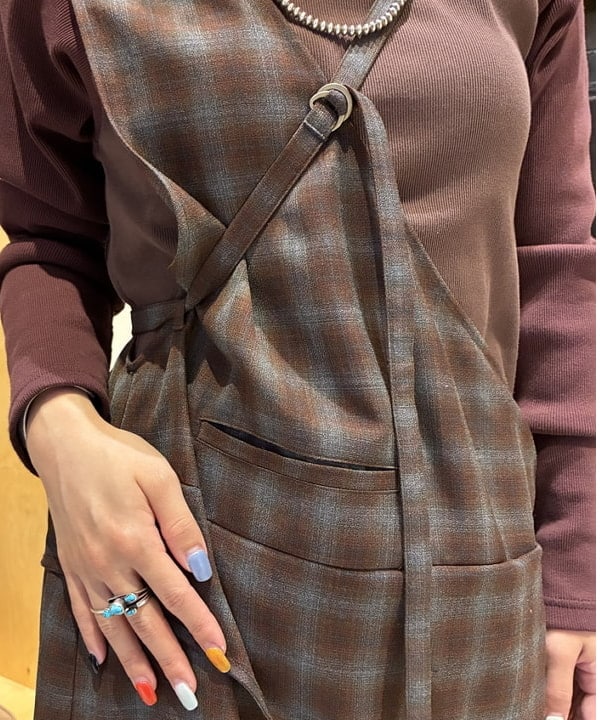 ando naoさんの「BEAMS WOMEN｜maturely / オクタ ミリタリー ベスト」を使ったコーディネート