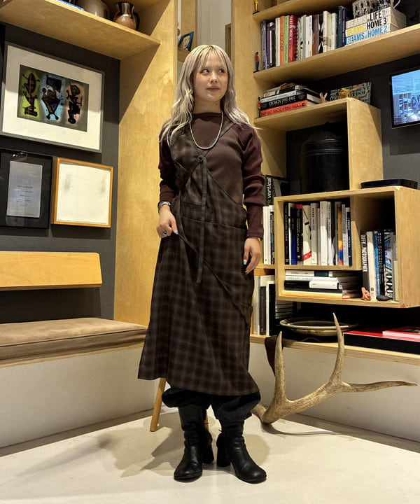ando naoさんの「BEAMS WOMEN｜maturely / オクタ ミリタリー ベスト」を使ったコーディネート