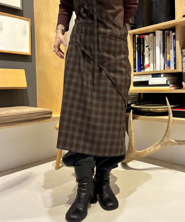 ando naoさんの「BEAMS WOMEN｜maturely / オクタ ミリタリー ベスト」を使ったコーディネート
