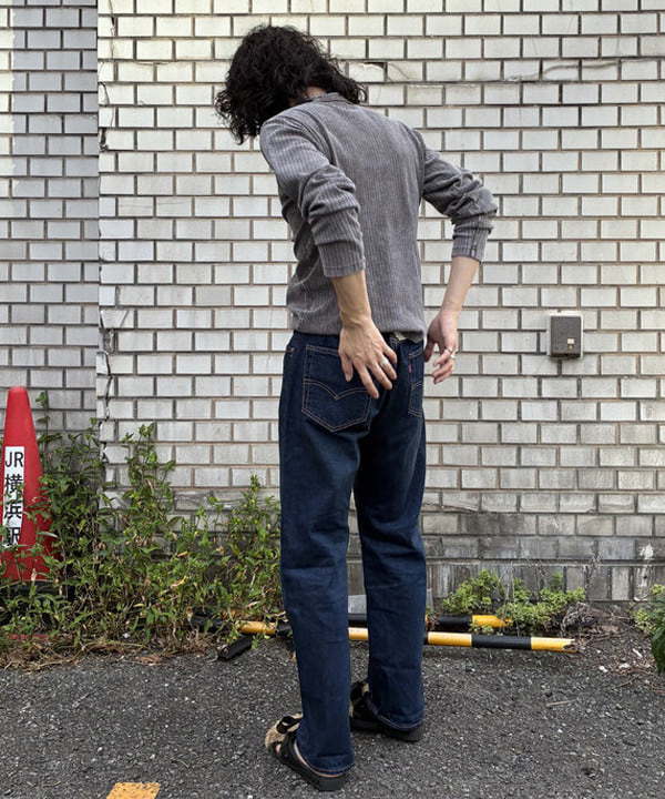 久保田 耀さんの「フェード リブ ロングスリーブTシャツ」を使ったコーディネート