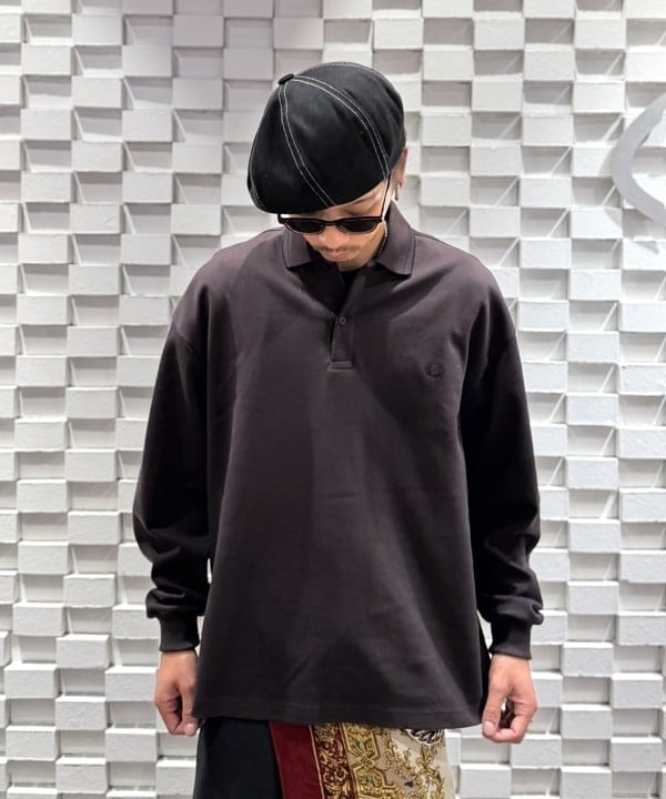 三宅 雄平さんの「BEAMS WOMEN｜【別注】FRED PERRY / Pique Long Sleeve Polo Shirt」を使ったコーディネート