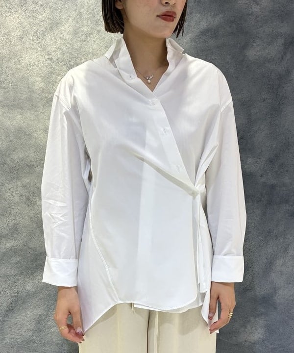 中田 優紀子さんの「BEAMS WOMEN｜2WAY オーバーシャツ 26AW」を使ったコーディネート