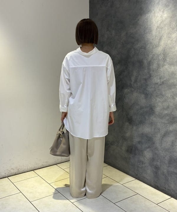 中田 優紀子さんの「BEAMS WOMEN｜2WAY オーバーシャツ 26AW」を使ったコーディネート