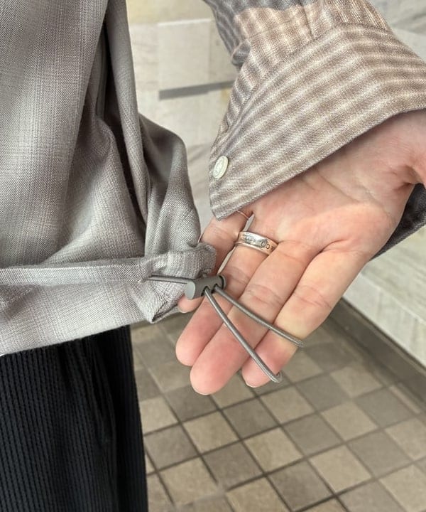 久保田 耀さんの「レイヤード チェックシャツ」を使ったコーディネート