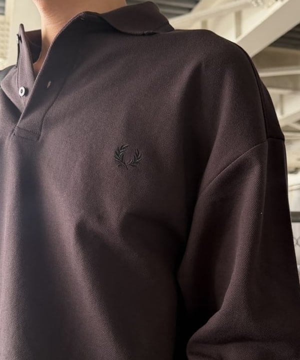川崎 駿希さんの「BEAMS WOMEN｜【別注】FRED PERRY / Pique Long Sleeve Polo Shirt」を使ったコーディネート