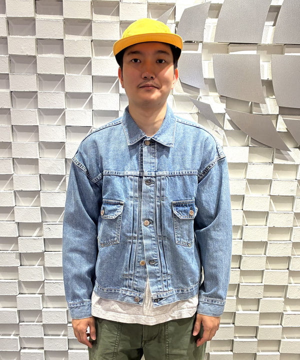 てらきたさんの「BEAMS WOMEN｜【別注】REMI RELIEF / Denim Tracker Jacket 2nd」を使ったコーディネート