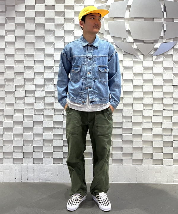 てらきたさんの「BEAMS WOMEN｜【別注】REMI RELIEF / Denim Tracker Jacket 2nd」を使ったコーディネート