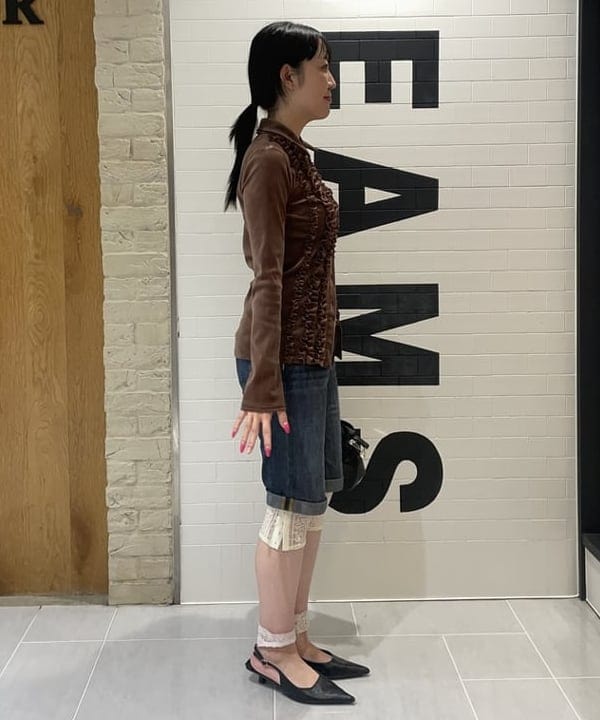 rinnaさんの「BEAMS WOMEN｜フロッキー チュール フリル シャツ」を使ったコーディネート