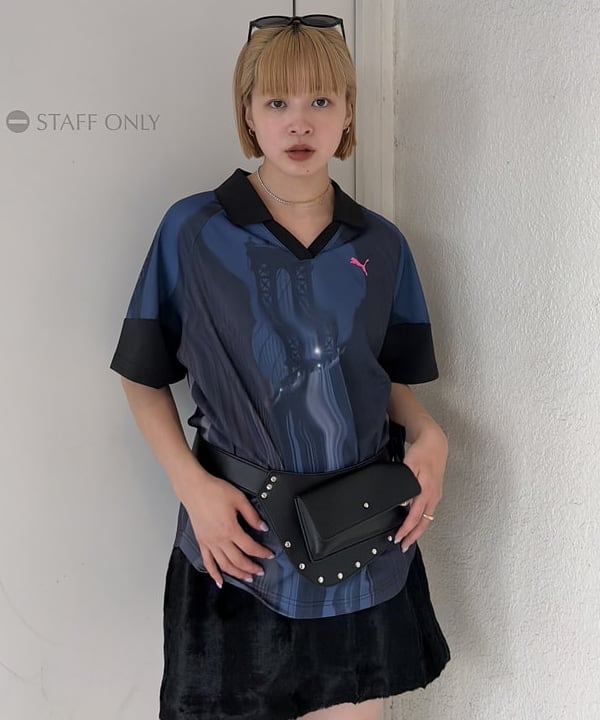 ナカノ アイさんの「BEAMS WOMEN｜【別注】PUMA / PHOTO GRAPHIC GAME SHIRT」を使ったコーディネート