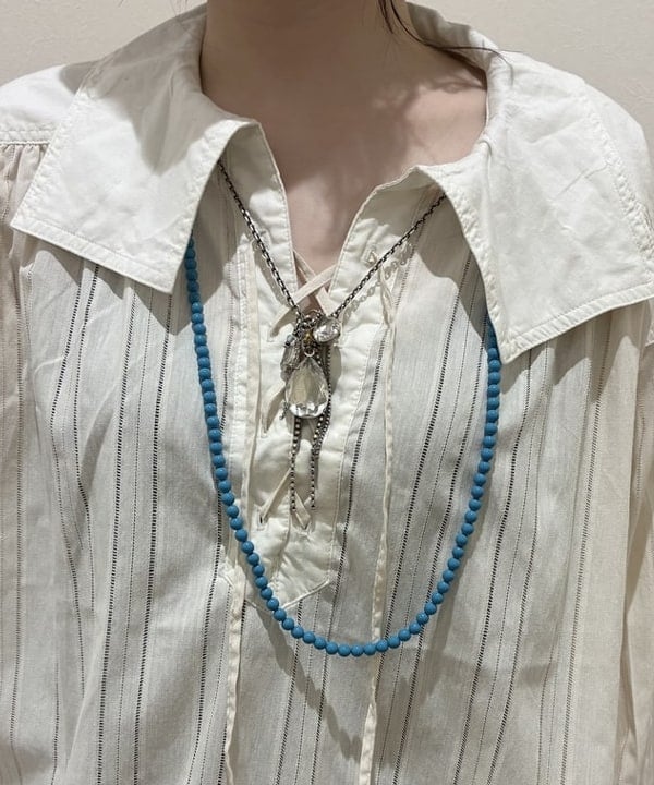 須賀さんの「BEAMS WOMEN｜ラッカーパール ロング ネックレス」を使ったコーディネート