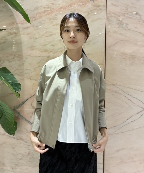 茂野 真楓さんの「BEAMS WOMEN｜撥水 ショート ブルゾン」を使ったコーディネート