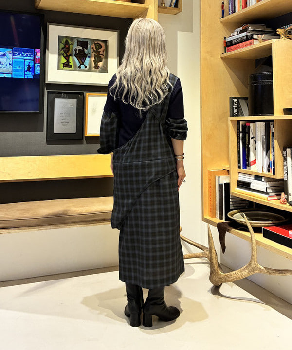 ando naoさんの「BEAMS WOMEN｜maturely / アレンジ チェック ワンピース」を使ったコーディネート