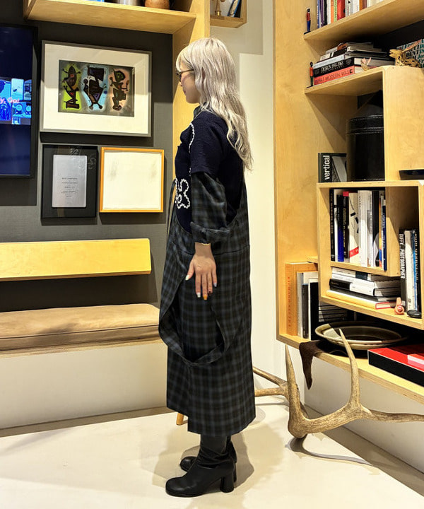 ando naoさんの「BEAMS WOMEN｜maturely / アレンジ チェック ワンピース」を使ったコーディネート