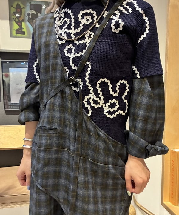 ando naoさんの「BEAMS WOMEN｜maturely / アレンジ チェック ワンピース」を使ったコーディネート