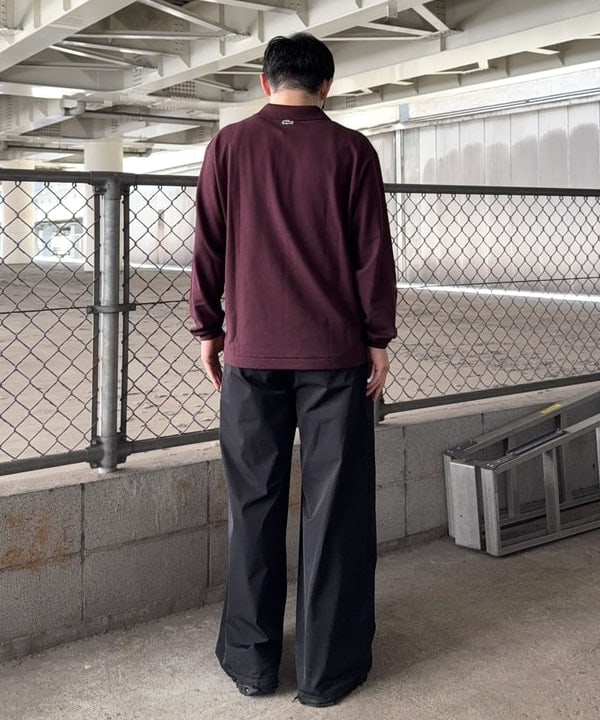 しゅうとさんの「BEAMS WOMEN｜【別注】LACOSTE / ヘビーカノコ ロングスリーブ ポロ」を使ったコーディネート