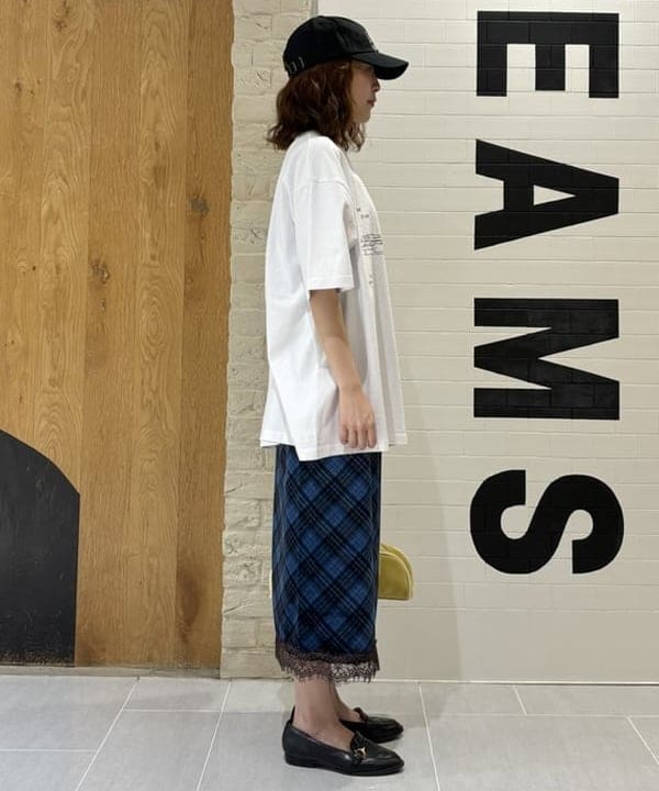 amaさんの「BEAMS WOMEN｜フェイク スエード コンビ バッグ」を使ったコーディネート