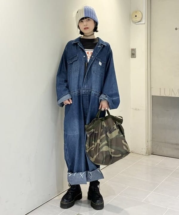 りかちょび/岸本梨佳さんの「BEAMS WOMEN｜BAG&rsquo;n&rsquo;NOUN / SHOPPING 'M' CAMO」を使ったコーディネート
