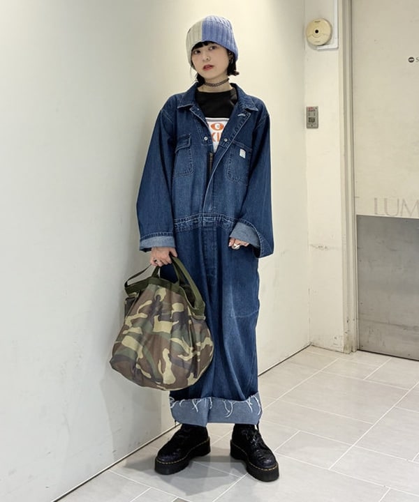 りかちょび/岸本梨佳さんの「BEAMS WOMEN｜BAG&rsquo;n&rsquo;NOUN / SHOPPING 'M' CAMO」を使ったコーディネート