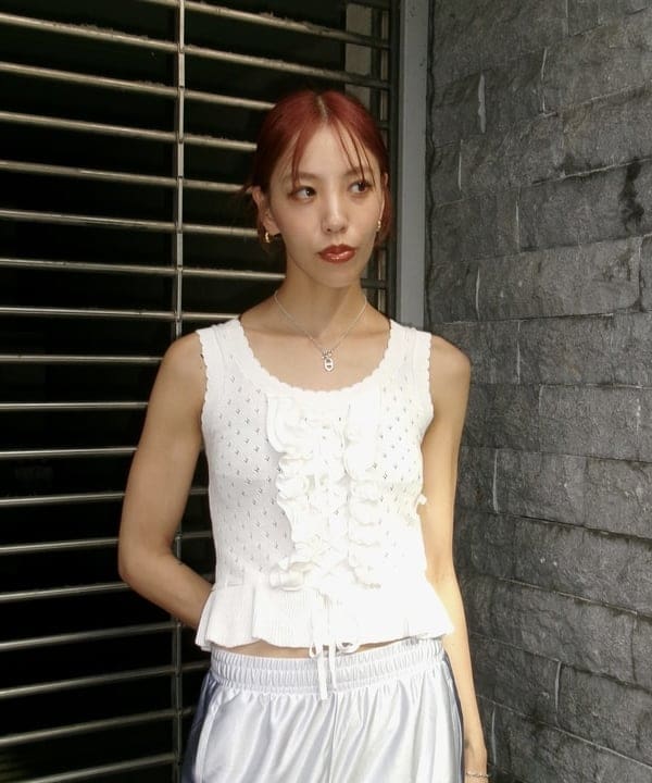 れいなさんの「BEAMS WOMEN｜【別注】PUMA / T7 パンツ」を使ったコーディネート