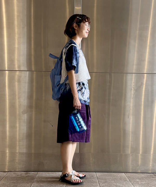 みりさんの「【別注】Gramicci / コーデュロイ ワイド ショートパンツ」を使ったコーディネート